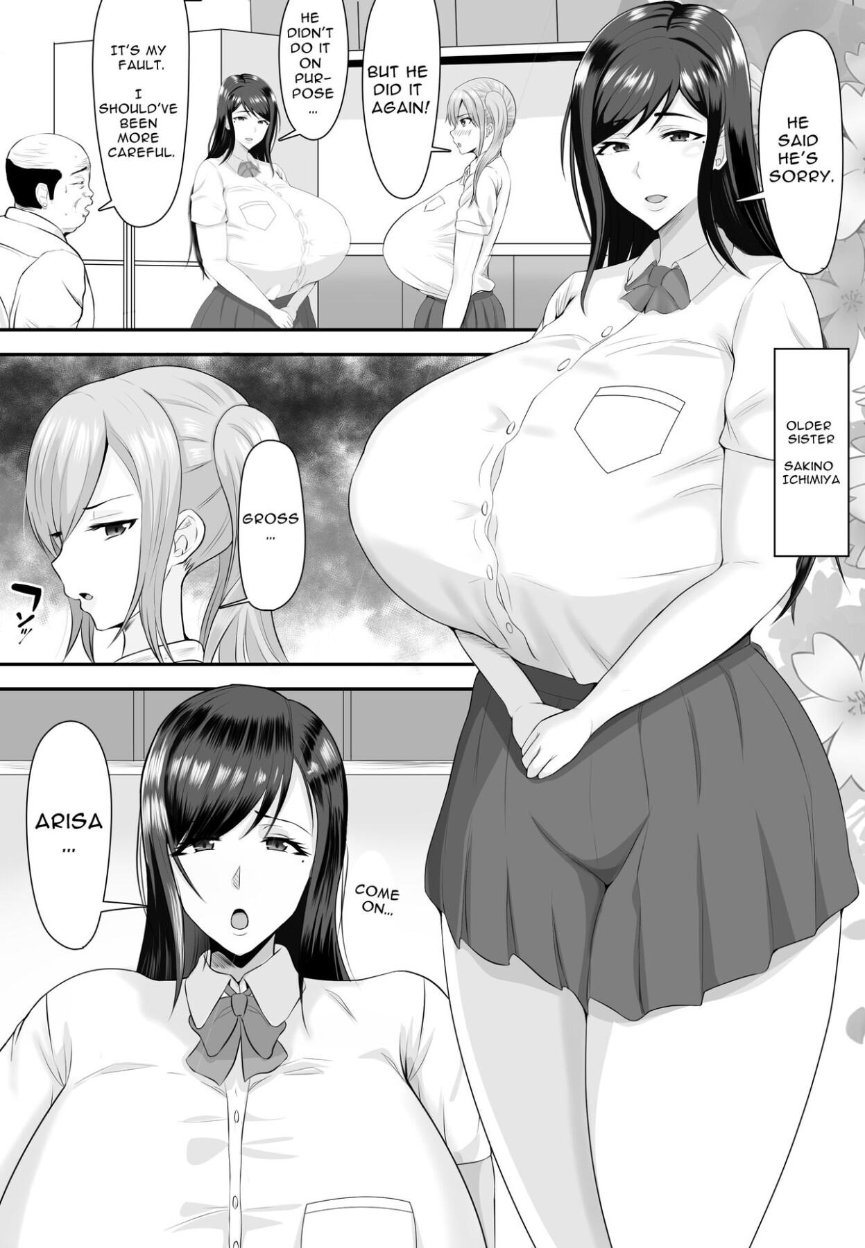 Hentai Manga Comic-Guess Which One's Your Naked Busty JK Daughter Or Else!-Read-4